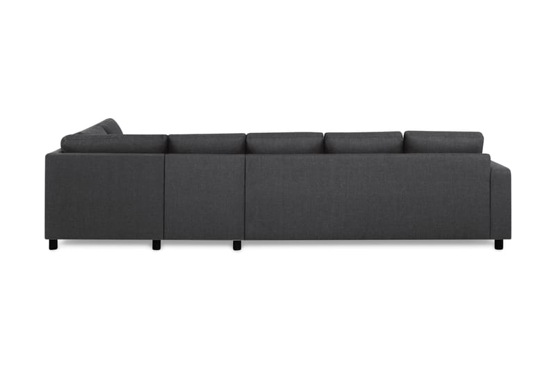 Crazy 5-seters Høyrevendt L-formet Sjeselongsofa i Stoff - Mørk grå - Møbler - Sofaer - Sofa med sjeselong