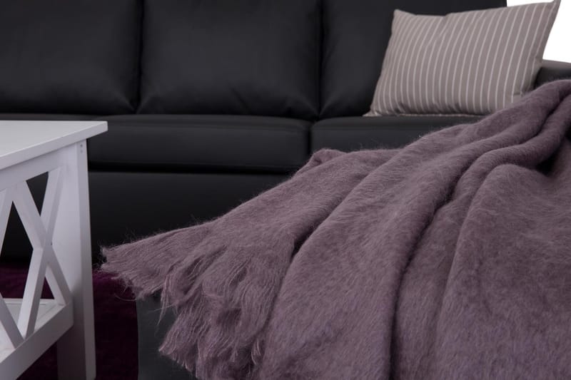 Crazy 5-seters Venstrevendt L-formet Sjeselongsofa i Kunstlær - Svart - Møbler - Sofaer - Sofa med sjeselong - 4 seters sofa med divan