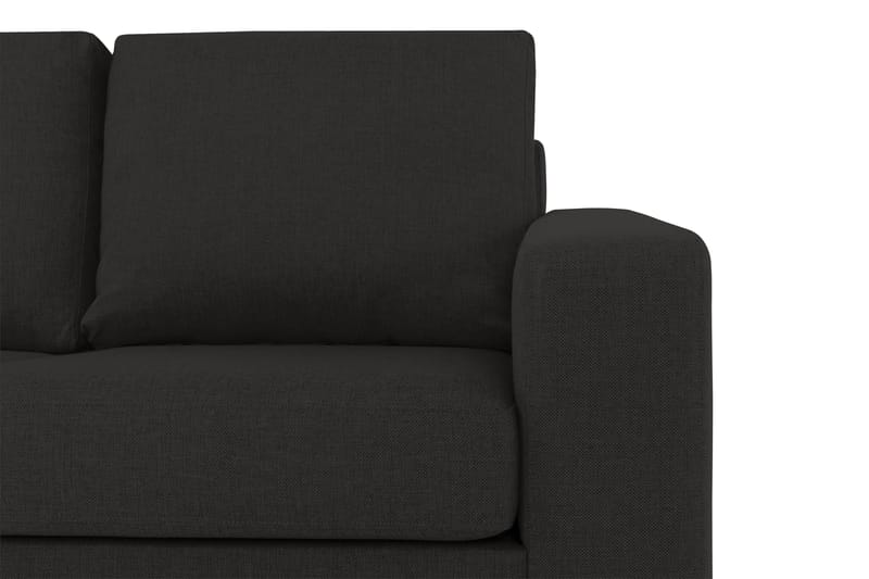Crazy 5-seters Venstrevendt L-formet Sjeselongsofa i Stoff - Antrasitt - Møbler - Sofaer - Sofa med sjeselong