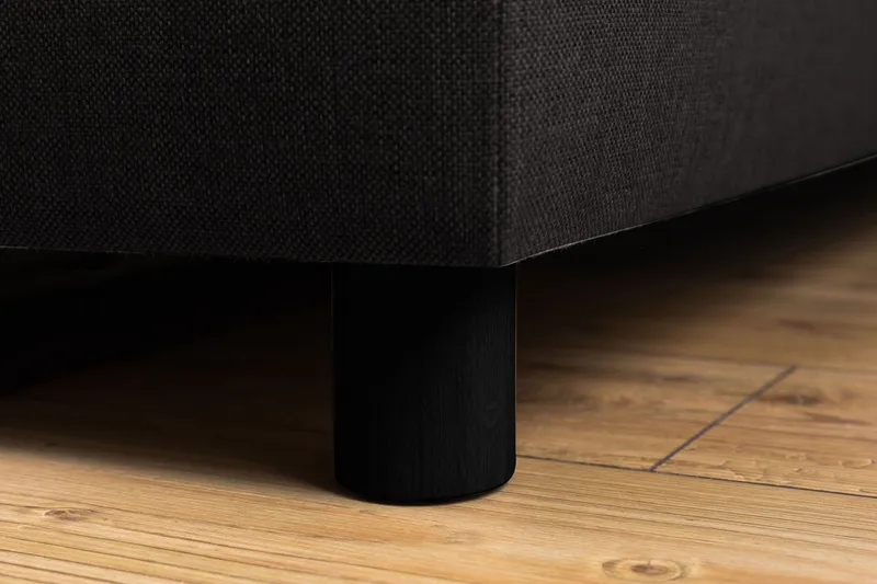 Crazy 5-seters Venstrevendt L-formet Sjeselongsofa i Stoff - Antrasitt - Møbler - Sofaer - Sofa med sjeselong - 4 seters sofa med divan