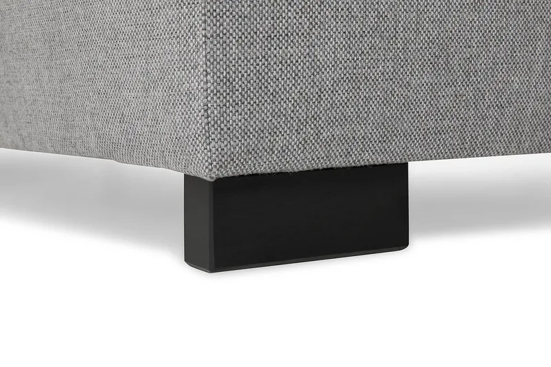 Crazy 5-seters Venstrevendt L-formet Sjeselongsofa i Stoff - Grå - Møbler - Sofaer - Sofa med sjeselong - 4 seters sofa med divan