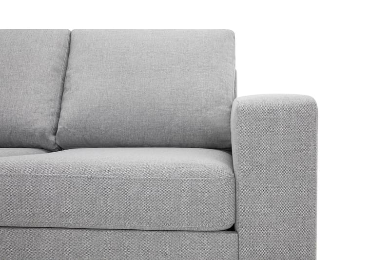 Crazy 5-seters Venstrevendt L-formet Sjeselongsofa i Stoff - Grå - Møbler - Sofaer - Sofa med sjeselong