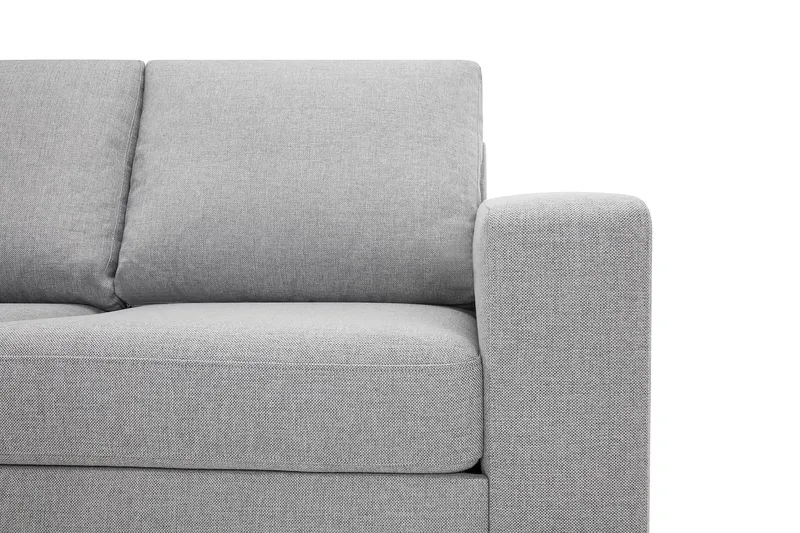 Crazy 5-seters Venstrevendt L-formet Sjeselongsofa i Stoff - Grå - Møbler - Sofaer - Sofa med sjeselong - 4 seters sofa med divan