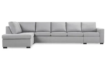 Crazy 5-seters Venstrevendt L-formet Sjeselongsofa i Stoff