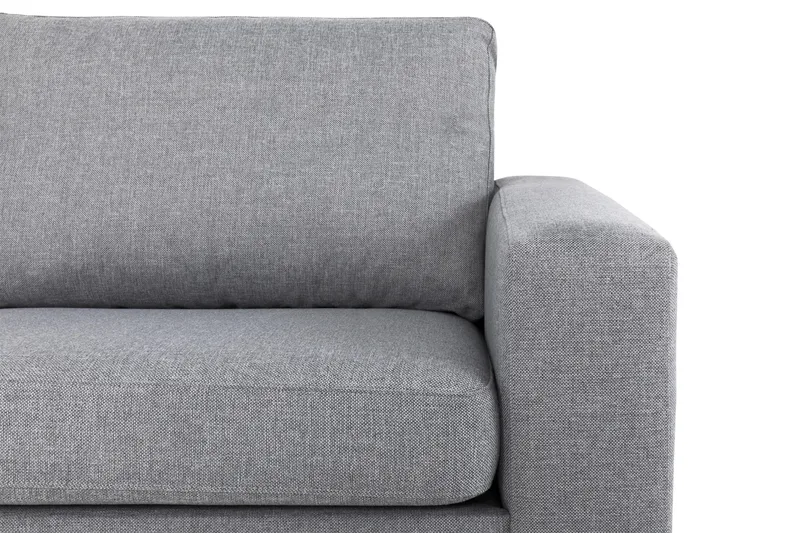 Crazy 5-seters Venstrevendt L-formet Sjeselongsofa i Stoff - Grå - Møbler - Sofaer - Sofa med sjeselong - 4 seters sofa med divan