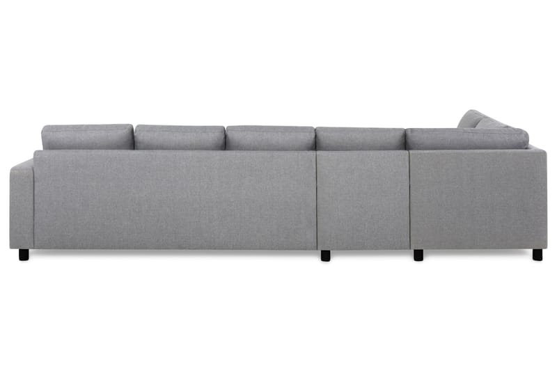 Crazy 5-seters Venstrevendt L-formet Sjeselongsofa i Stoff - Grå - Møbler - Sofaer - Sofa med sjeselong