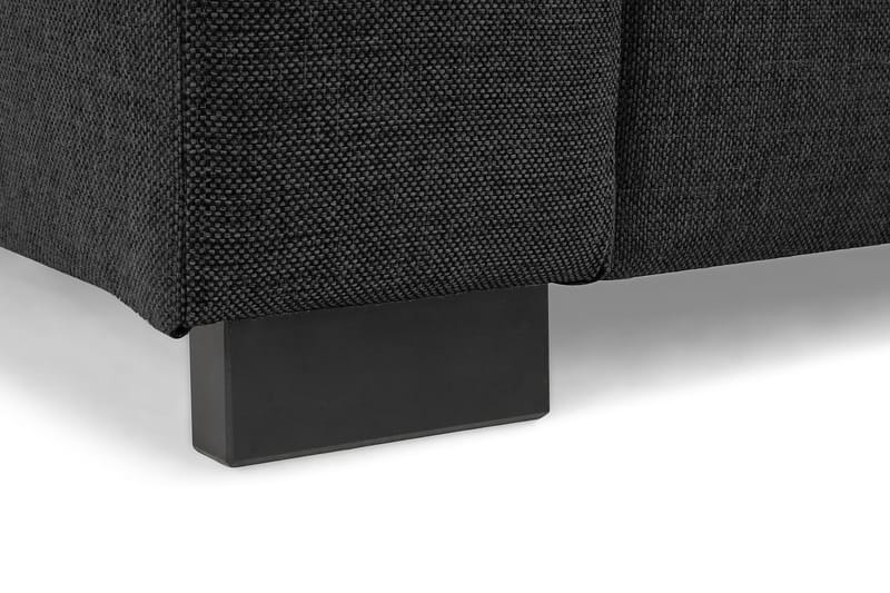 Crazy 5-seters Venstrevendt L-formet Sjeselongsofa i Stoff - Mørk grå - Møbler - Sofaer - Sofa med sjeselong