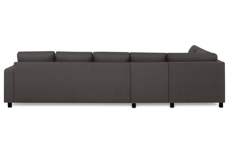 Crazy 5-seters Venstrevendt L-formet Sjeselongsofa i Stoff - Mørk grå - Møbler - Sofaer - Sofa med sjeselong
