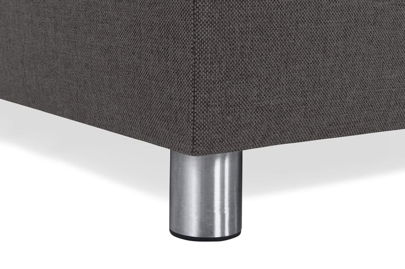 Crazy 5-seters Venstrevendt L-formet Sjeselongsofa i Stoff - Mørk grå - Møbler - Sofaer - Sofa med sjeselong - 4 seters sofa med divan