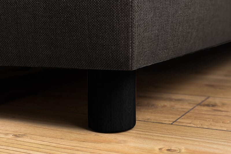 Crazy 5-seters Venstrevendt L-formet Sjeselongsofa i Stoff - Mørk grå - Møbler - Sofaer - Sofa med sjeselong - 4 seters sofa med divan