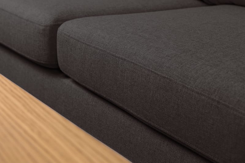 Crazy 5-seters Venstrevendt L-formet Sjeselongsofa i Stoff - Mørk grå - Møbler - Sofaer - Sofa med sjeselong - 4 seters sofa med divan