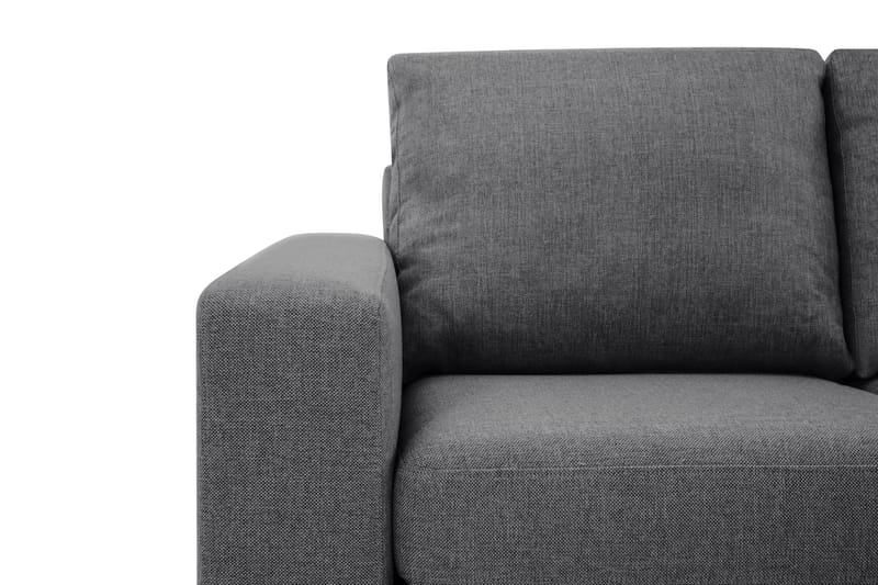 Crazy Limited Edition 4-seters Høyrevendt L-formet Sjeselongsofa i Stoff - Mørk grå - Møbler - Sofaer - Sofa med sjeselong