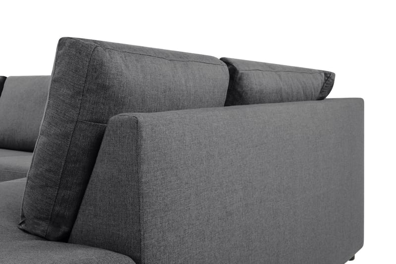 Crazy Limited Edition 4-seters Høyrevendt L-formet Sjeselongsofa i Stoff - Mørk grå - Møbler - Sofaer - Sofa med sjeselong