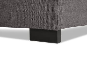 Crazy Limited Edition 4-seters Venstrevendt L-formet Dyp Sjeselongsofa i Stoff - Grå - Møbler - Sofaer - Sofa med sjeselong - 4 seters sofa med divan