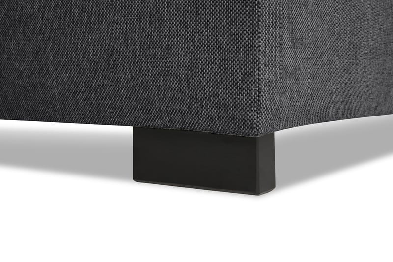 Crazy Limited Edition 4-seters Venstrevendt L-formet Sjeselongsofa i Stoff - Mørk grå - Møbler - Sofaer - Sofa med sjeselong