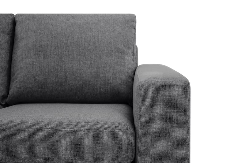 Crazy Limited Edition 4-seters Venstrevendt L-formet Sjeselongsofa i Stoff - Mørk grå - Møbler - Sofaer - Sofa med sjeselong
