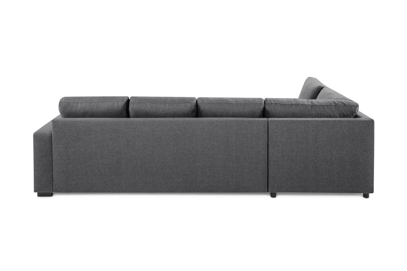 Crazy Limited Edition 4-seters Venstrevendt L-formet Sjeselongsofa i Stoff - Mørk grå - Møbler - Sofaer - Sofa med sjeselong