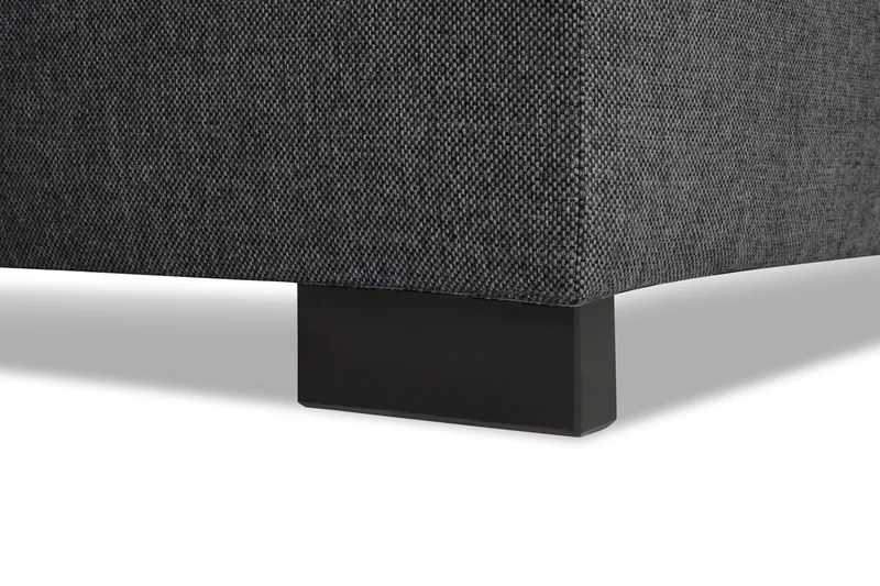 Crazy Limited Edition 4-seters Venstrevendt L-formet Sjeselongsofa i Stoff - Mørkegrå - Møbler - Sofaer - Sofa med sjeselong