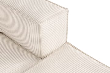 Cubo 4-seters Vendbar L-formet Dyp Modulsofa med Divan i Manchester - Beige - Møbler - Sofaer - Sofa med sjeselong
