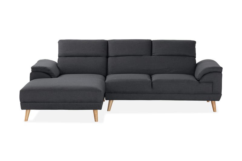 Cumbraos Divansofa Venstre - Mørkegrå - Møbler - Sofaer - Sofa med sjeselong