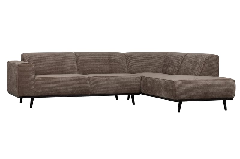 Deansh 3-seters Sofa med Sjeselong Høyre - Taupe - Møbler - Sofaer - Sofa med sjeselong
