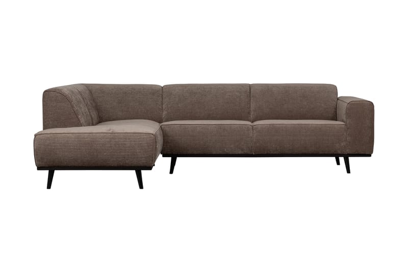 Deansh 3-seters Sofa med Sjeselong Venstre - Taupe - Sofa med sjeselong - 4 seters sofa med divan