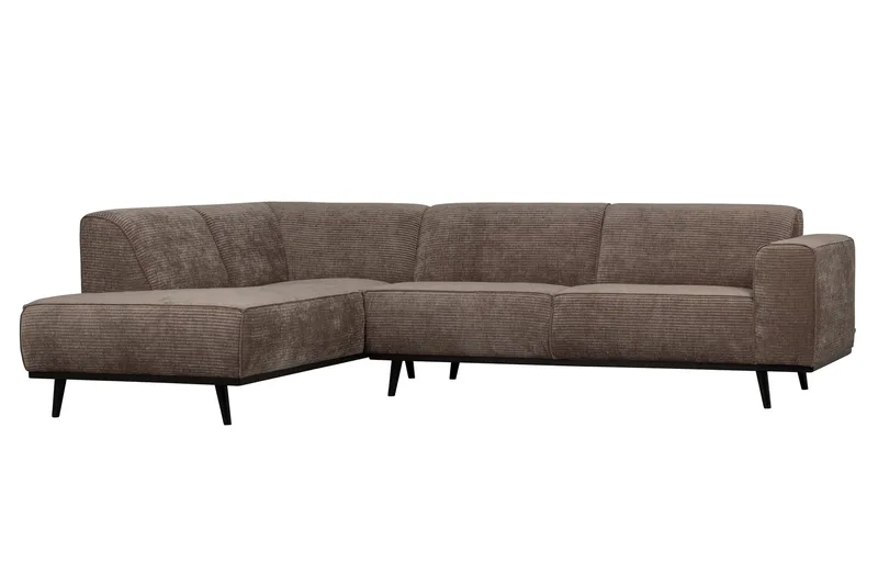 Deansh 3-seters Sofa med Sjeselong Venstre - Taupe - Møbler - Sofaer - Sofa med sjeselong