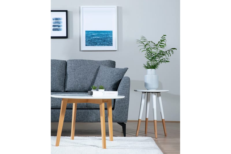 Destinye Hjørnesofa med Divan Venstre - Grå - Møbler - Sofaer - Sofa med sjeselong