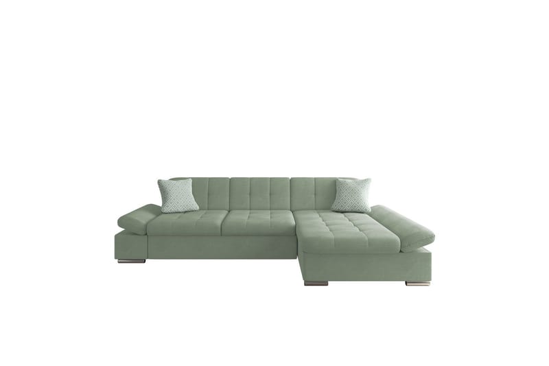 Djerra Sofa med Divan 3-seter, Grønn