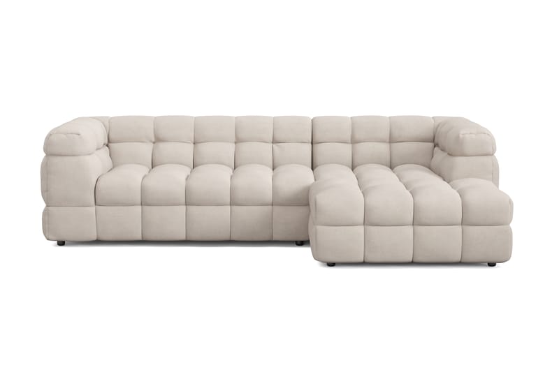 Elise 3-seters Sofa med Sjeselong Høyre - Beige - Møbler - Sofaer - Sofa med sjeselong
