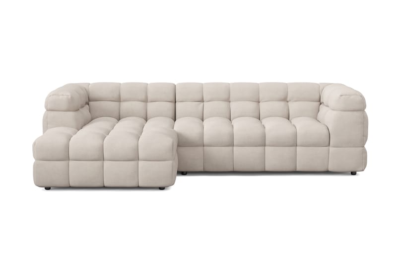 Elise 3-seters Sofa med Sjeselong Venstre - Beige - Møbler - Sofaer - Sofa med sjeselong