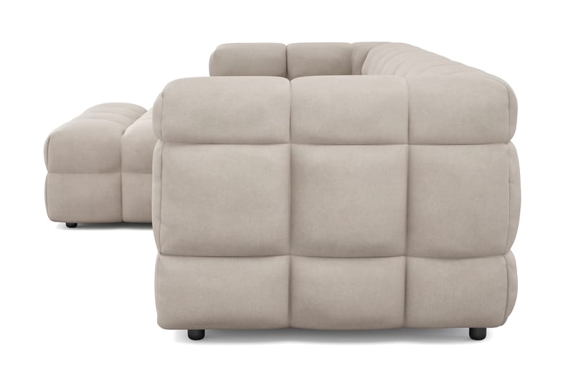 Elise 3-seters Sofa med Sjeselong Venstre - Beige - Møbler - Sofaer - Sofa med sjeselong