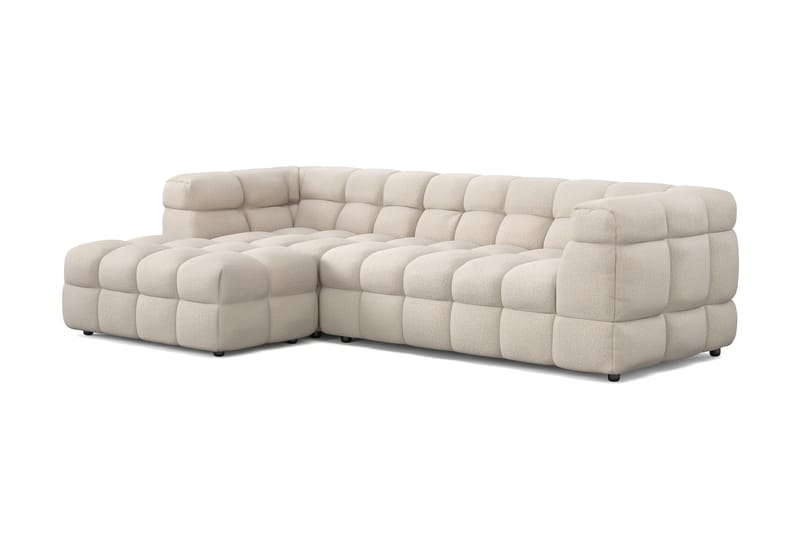 Elise 3-seters Sofa med Sjeselong Venstre - Beige - Møbler - Sofaer - Sofa med sjeselong