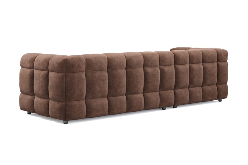 Elise 3-seters Sofa med Sjeselong Venstre - Brun - Møbler - Sofaer - Sofa med sjeselong