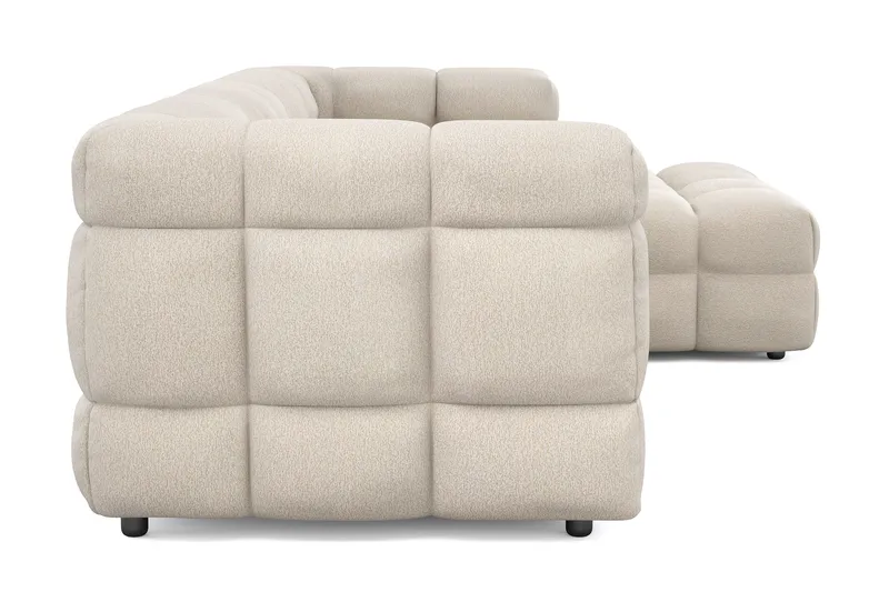 Elise 4-seters Sofa med Sjeselong Høyre - Beige - Møbler - Sofaer - Sofa med sjeselong