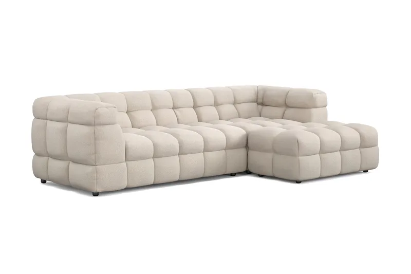 Elise 4-seters Sofa med Sjeselong Høyre - Beige - Møbler - Sofaer - Sofa med sjeselong