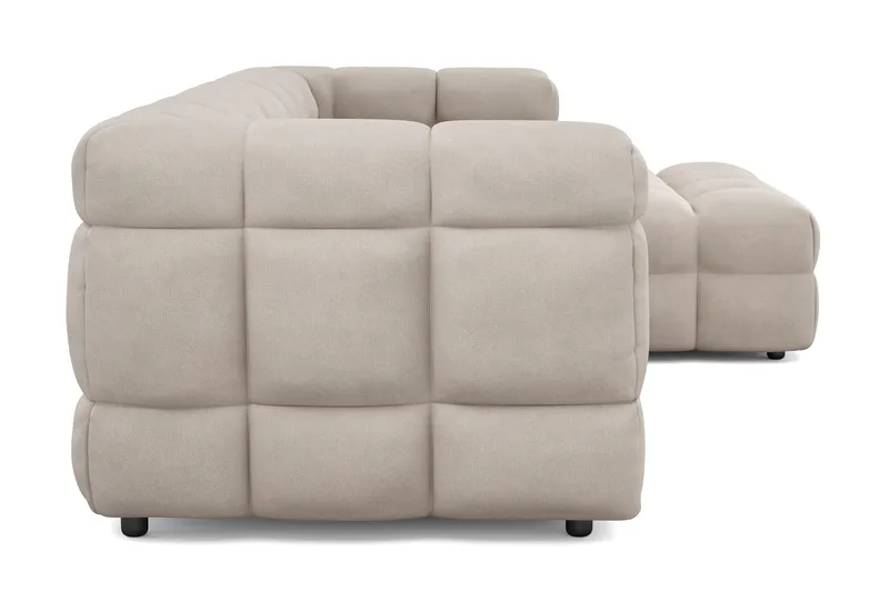 Elise 4-seters Sofa med Sjeselong Høyre - Beige - Møbler - Sofaer - Sofa med sjeselong