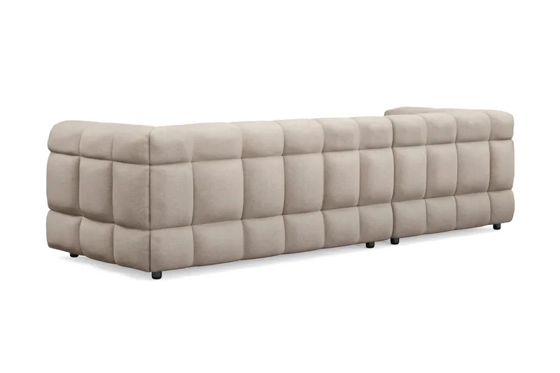 Elise 4-seters Sofa med Sjeselong Venstre - Beige - Møbler - Sofaer - Sofa med sjeselong