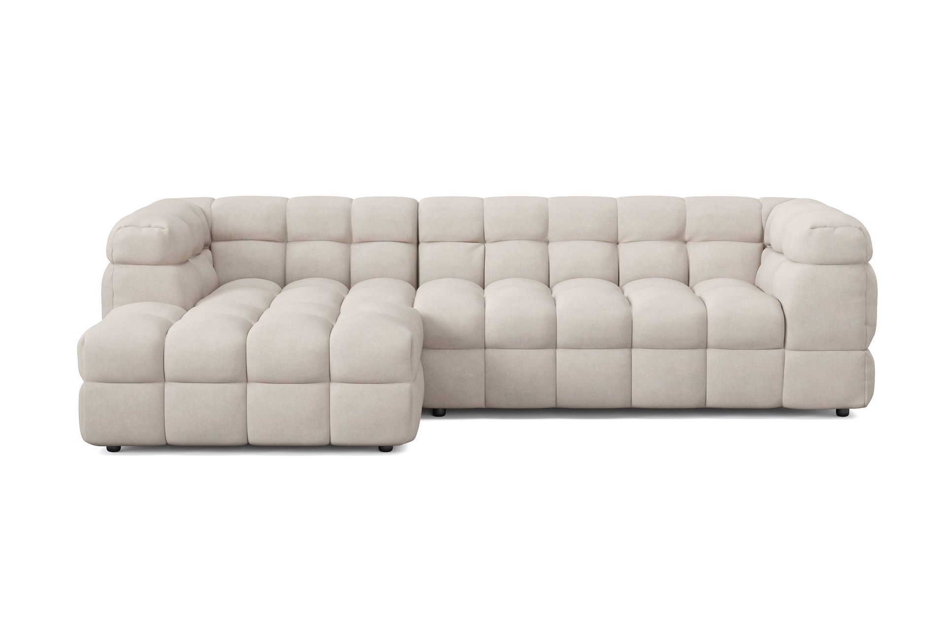 Elise 4-seters Sofa med Sjeselong Venstre - Beige