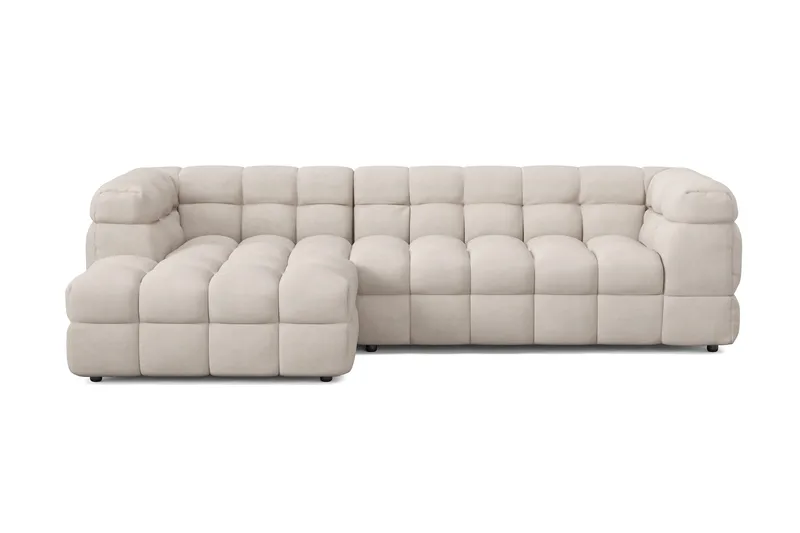 Elise 4-seters Sofa med Sjeselong Venstre - Beige - Møbler - Sofaer - Sofa med sjeselong