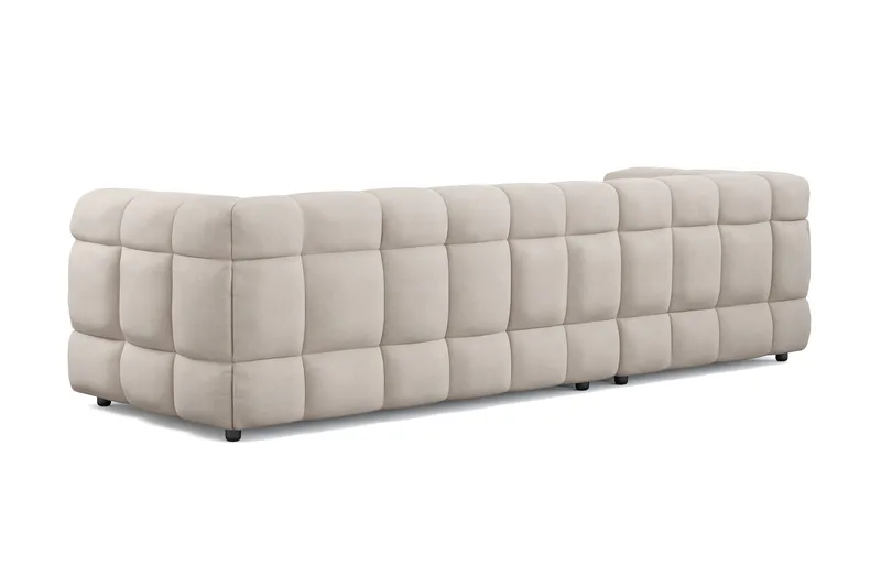 Elise 4-seters Sofa med Sjeselong Venstre - Beige - Møbler - Sofaer - Sofa med sjeselong