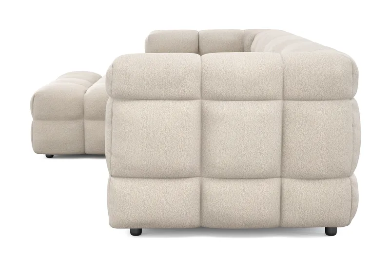 Elise 4-seters Sofa med Sjeselong Venstre - Beige - Møbler - Sofaer - Sofa med sjeselong