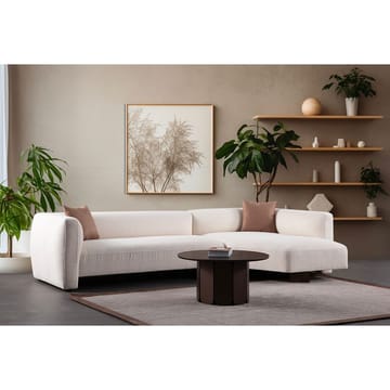 Elvaris 4-seters sofa med Sjeselong - Hvit - Møbler - Sofaer - Sofa med sjeselong