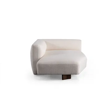 Elvaris 4-seters sofa med Sjeselong - Hvit - Møbler - Sofaer - Sofa med sjeselong