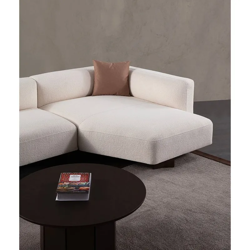 Elvaris 4-seters sofa med Sjeselong - Hvit - Møbler - Sofaer - Sofa med sjeselong