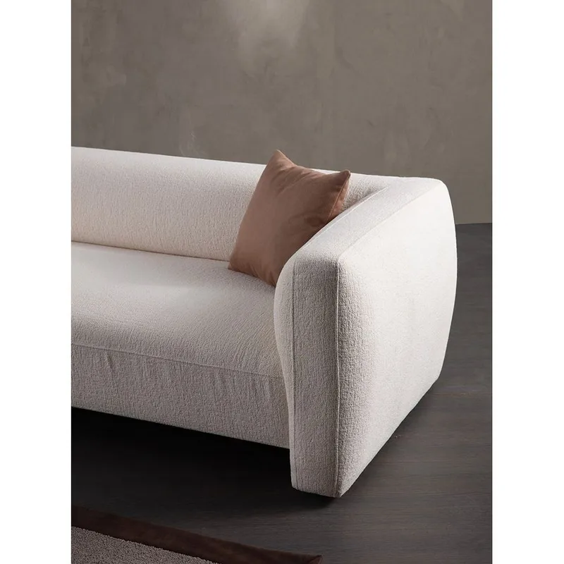 Elvaris 4-seters sofa med Sjeselong - Hvit - Møbler - Sofaer - Sofa med sjeselong