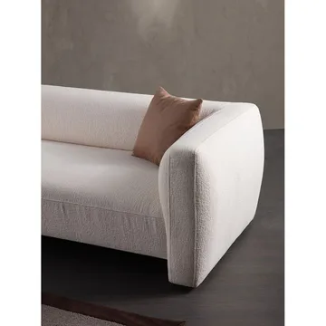 Elvaris 4-seters sofa med Sjeselong - Hvit - Møbler - Sofaer - Sofa med sjeselong