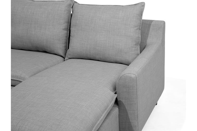 Elvenes Hjørnesofa 206 cm - Grå - Sofa med sjeselong - 4 seters sofa med divan