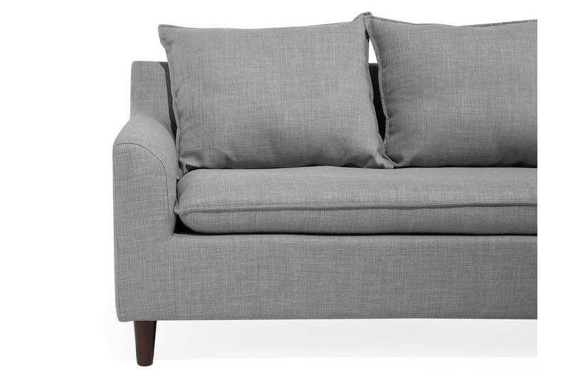 Elvenes Hjørnesofa 206 cm - Grå - Sofa med sjeselong - 4 seters sofa med divan