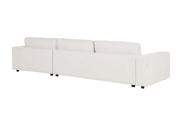 Ersi Hjørnesofa 4-seter - Hvit/Svart - Møbler - Sofaer - Sofa med sjeselong